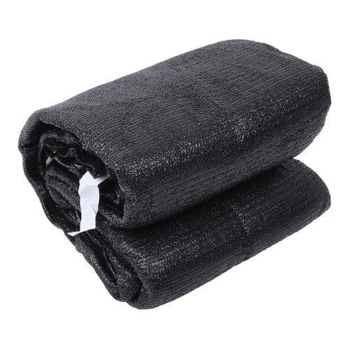 DURAFORCE 5FTx50FT Black Heavy Duty Garden Privacy Fence Barrier Net With Zip Ties