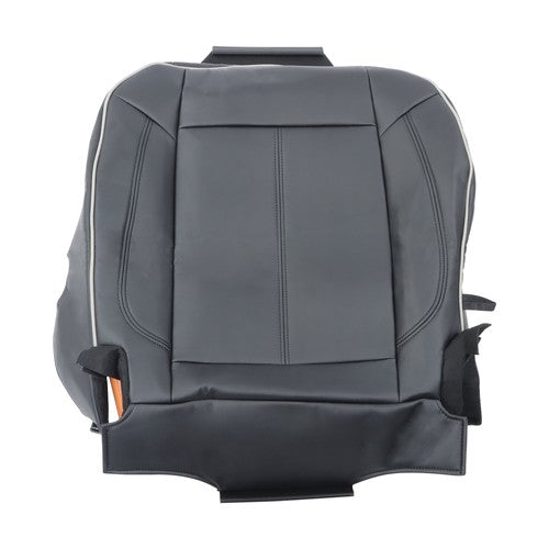 DURAFORCE Driver Bottom Seat Cover For Hummer H3 2006-2009 2010 Black Leather Replacement