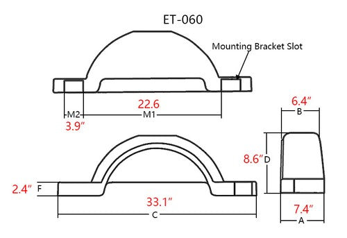 Set Of 2 Single Axle Trailer Fenders w Steps For 12 Inch Wheels Tires Skirt Boat
