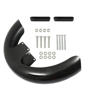 DURAFORCE 19" Wheel Wrap Front Fender bright black A For Touring Electra Glide USA