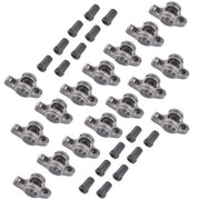 DURAFORCE 16Pcs 17-4PH Stainless Steel Rocker Arms for Pontiac 287-455 V8 4.3L 1.65 Ratio