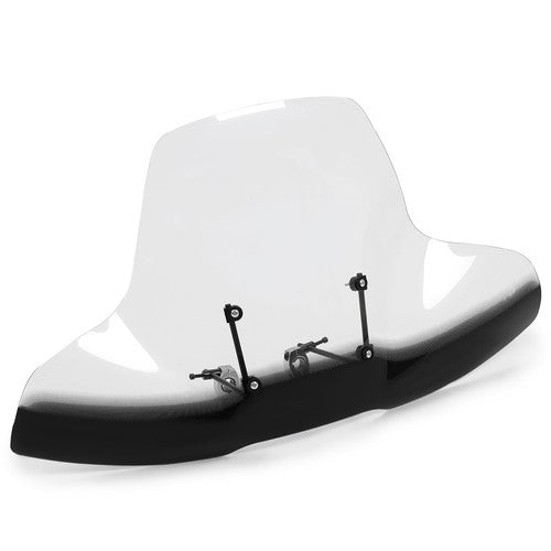 DURAFORCE 2-Tone Large Windshield Windscreen Screen Protector For ATV Motorcycle Harley