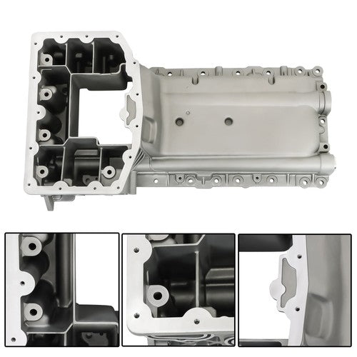 DURAFORCE Aluminum Engine Oil Pan DC3Z-6675-B DC3Z-6675-C For F-650 Super Duty 2018-2019