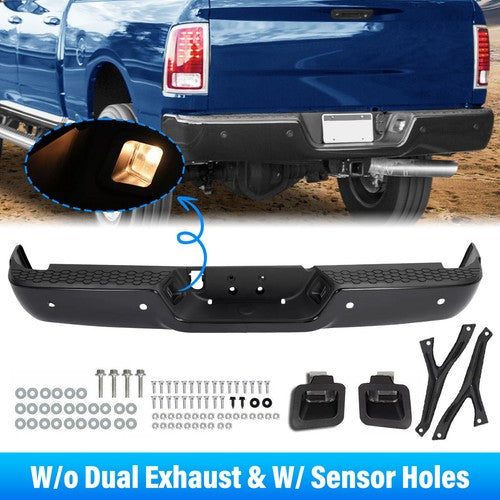 DURAFORCE Rear Bumper Assembly for Ram 2500 3500 2013-2018 with Sensor Holes