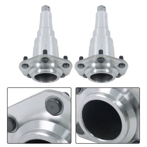 DURAFORCE New 2-Pack #42 Weld-On Spindles With Flange Fit For 7,000lb Trailer Axles-2 1/4"