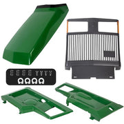 DURAFORCE For John Deere 415 425 445 455 Upper Hood & LH RH Side Panels & Front Grille