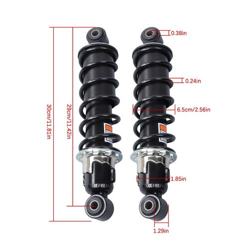 DURAFORCE Rear Shocks 45014-1725 2000-2013 for Kawasaki Diesel Mule 2510 3010 4010