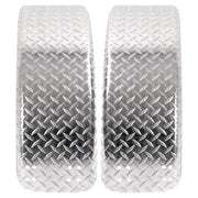 DURAFORCE 2-Pack 14 Gauge Aluminum Diamond Plate Round Trailer Cargo Fender 9" X 31" X 15"