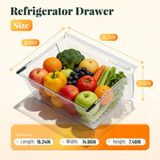 DURAFORCE Refrigerator Clear Crisper Drawer Polystyrene For Whirlpool WP2188656 PS890591