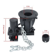 DURAFORCE C5G X 12''-16 Fifth Wheel to Gooseneck Adapter With 7-1/2" Offset For Rv Trailer