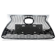 DURAFORCE Front Bumper Grille for 2015-2017 Lexus NX200T NX300H F Sport Chrome Black