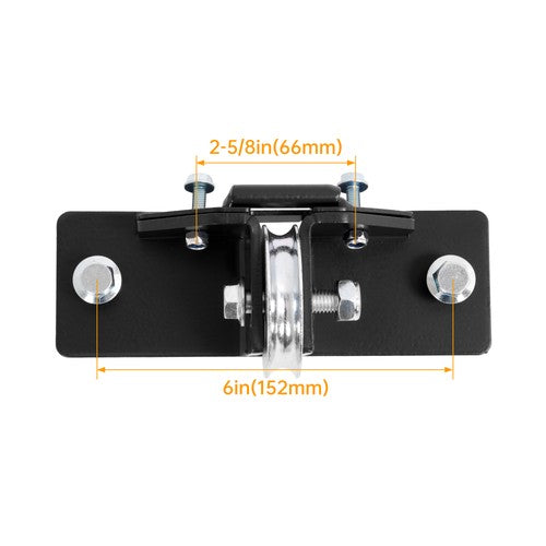 DURAFORCE Snow Plow Pulley Steel Nylon Fairlead Kit For ATV UTV Winches Wide-Spool Bolt