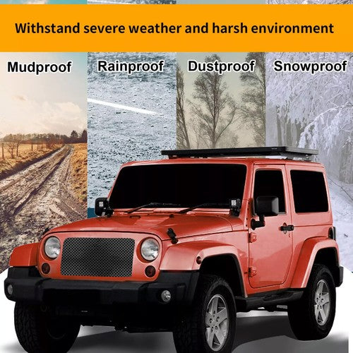 Gas Tank Skid Plate Fuel Tank for Jeep Wrangler JK 4WD 2007-2018 2-Door