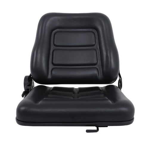 DURAFORCE Universial Fold Seat for Forklift Tractor with Adjustable Angle Back Slide New