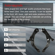 DURAFORCE 6Pc For 05-09 Mazda Tribute Control Arm Ball Joint Outer Tie Rod Suspension Kit