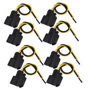 DURAFORCE 8Pcs Fuel Injector Connector Pigtail Wire For Dodge LS2 LS3 Ford EV6 EV14 USCAR