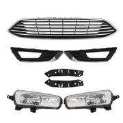DURAFORCE For Ford Focus 2015 2016-2018 Front Bumper Upper Grille With Fog Light NEW