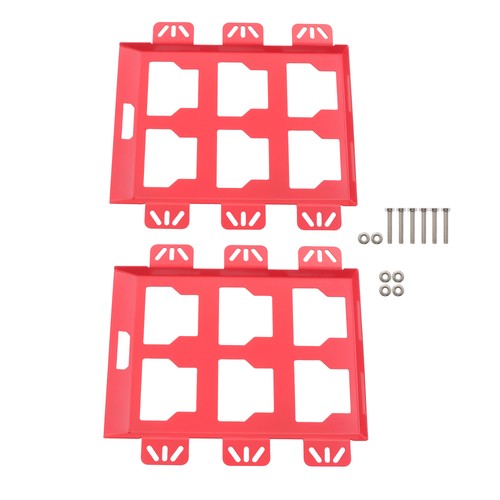 DURAFORCE 2 Pieces Tool Box Mounting Plate 50Lbs Half Package For Tool Storage System