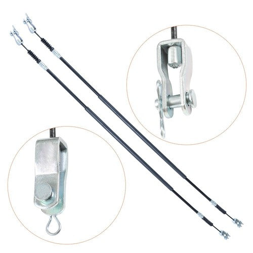 DURAFORCE For Club Car Golf Cart DS 1981-1999 Passenger & Driver Side Rear Brake Cable 42"
