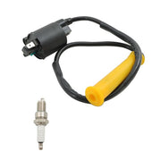 DURAFORCE Ignition Coil & Spark Plug W/Cap 30510-HP5-601 For Honda 2007-13 Rancher 420 New