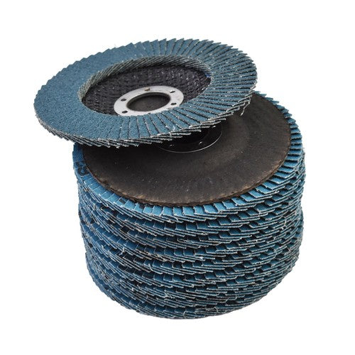DURAFORCE New 20 Pack 40 Grit 4.5" X 7/8" Premium Zirconia Flap Disc Sanding Grinding