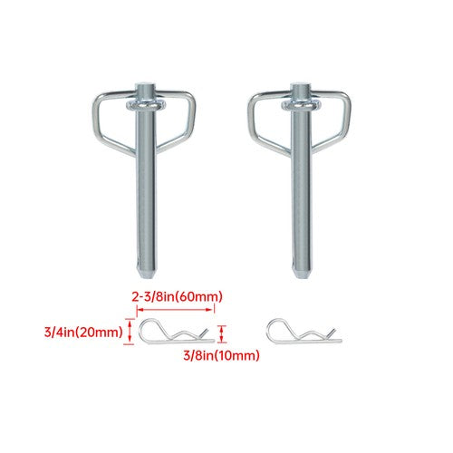 6 Pack Stake Pocket D Ring Tie Downs Utility for Flatbed Trucks and Trailer