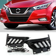 DURAFORCE LED Daytime Running Light Turn Signal DRL Fog Lamp for Nissan Versa 2020 2021 22