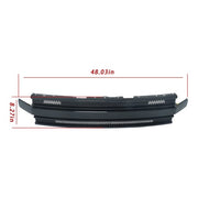 DURAFORCE Gloss Black Compatible FIT For Ford Flex 2013-2019 Front Bumper Grille Assembly
