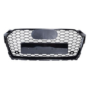 DURAFORCE Gloss Black Front Bumper Grille Honeycomb Grill for Audi A5 B9 S5 F5 2017-2019