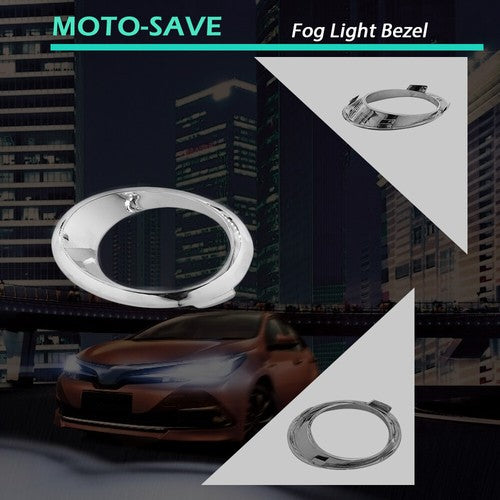 DURAFORCE For Ford Fusion SE 13-16 Left Side Replacement Fog Light Bezel Trim Ring