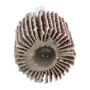 DURAFORCE 5 Pack 1" x 1" x 1/4" Shank Mounted Flap Wheels 60 Grit Aluminum Oxide