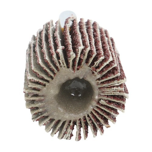 DURAFORCE 5 Pack 1" x 1" x 1/4" Shank Mounted Flap Wheels 60 Grit Aluminum Oxide