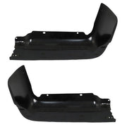 DURAFORCE Rear Bumper Ends For Ford F150 2009-2014 Primered Steel Set Black Pair LH RH