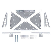 DURAFORCE Zinc-Plated For RV Steel Bumper-Mounted Generator & Cargo Carrier Tray Kit