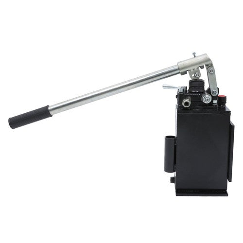 DURAFORCE Hydraulic piston hand pump with valve for double acting cylinder 2.7 CID 3 Quart
