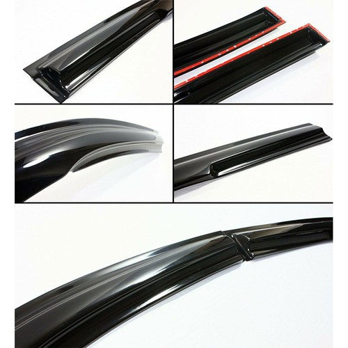 DURAFORCE Fit For 2008-12 Honda Accord Sedan Window Visors Deflector Guard NEW Visor Guard
