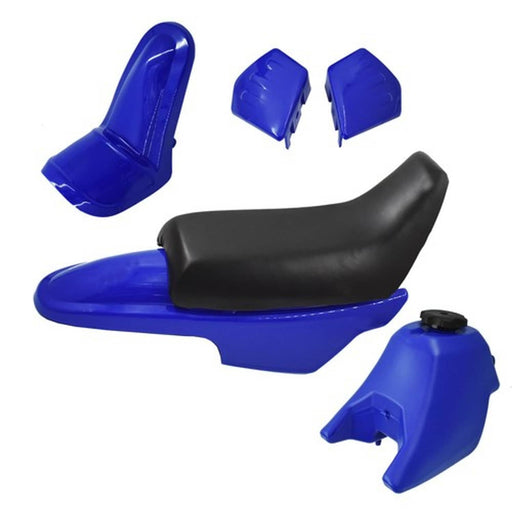 DURAFORCE For Yamaha PW50 PW 50 Plastic Fender Body Seat Gas Tank Kit Blue USA