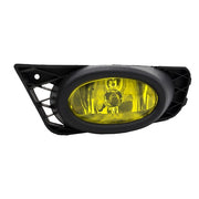 DURAFORCE For 2009 2010 2011 Honda Civic Sedan Fog Lights W/ Wiring & Switch Yellow Lens