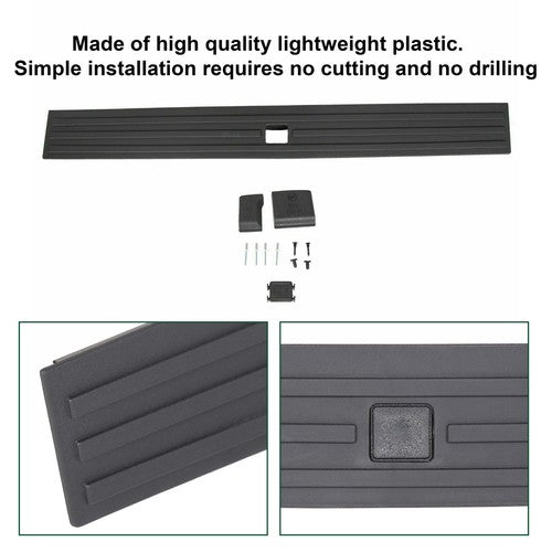 DURAFORCE For 15-20 Ford F150 Tailgate Flexible Step Molding Cover W/ Release Button