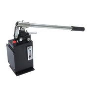 DURAFORCE Hydraulic piston hand pump with valve for double acting cylinder 2.7 CID 3 Quart