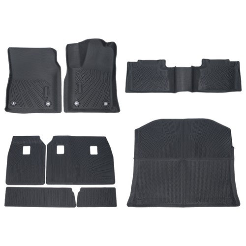 DURAFORCE Floor Mats Cargo Mat Backrest Mat Trunk Liner For 11-21 Jeep Grand Cherokee New