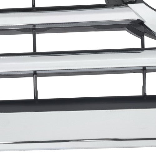 DURAFORCE Front Bumper Upper Grille Chrome New Fit For Toyota Sequoia 2018 19-22 Plastic