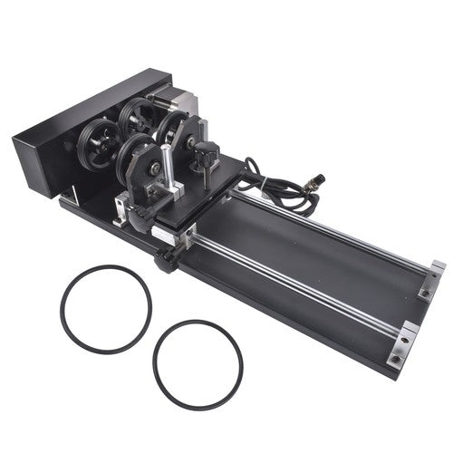 DURAFORCE 4 Wheel Rotary Axis Attachment 360° Rotation for 50W-130W CO2 Engraver Cutter