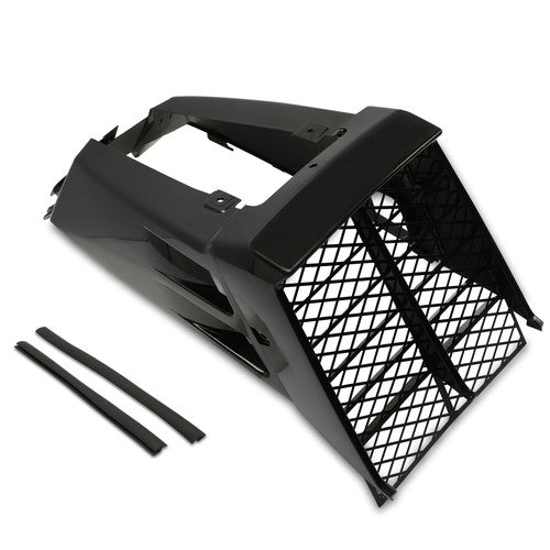 DURAFORCE Gas Tank Side Cover Radiator Cover Grille Black For Yamaha Banshee 350 1987-2006