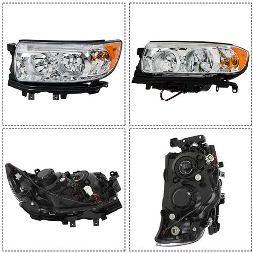 DURAFORCE For 06-08 Subaru Forester Halogen Headlights L+R Driveshaft Prop Shaft Assembly