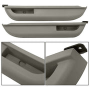 DURAFORCE 2x Front Gray Left & Right Door Armrest fits 88-94 Chevy GMC C/K 1500 2500 3500