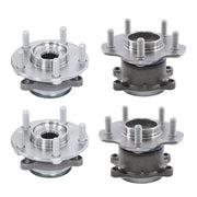 DURAFORCE For Nissan Rogue 2008-2013 AWD Front & Rear LH & RH 2.5L L4 4× Wheel Hub Bearing
