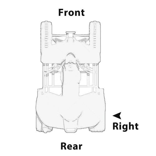 Fender Flaps Mud Guards Rear Right for 1996-00 Honda FourTrax TRX300 TRX 300