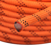 DURAFORCE 48 Stranded Braided Rope 3/8"×120' Orange Black Breaking Strength 3430 Pounds