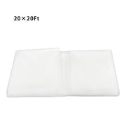 DURAFORCE 20 x 20 ft 6Mil Clear Polyethylene Film Greenhouse Plastic Sheeting